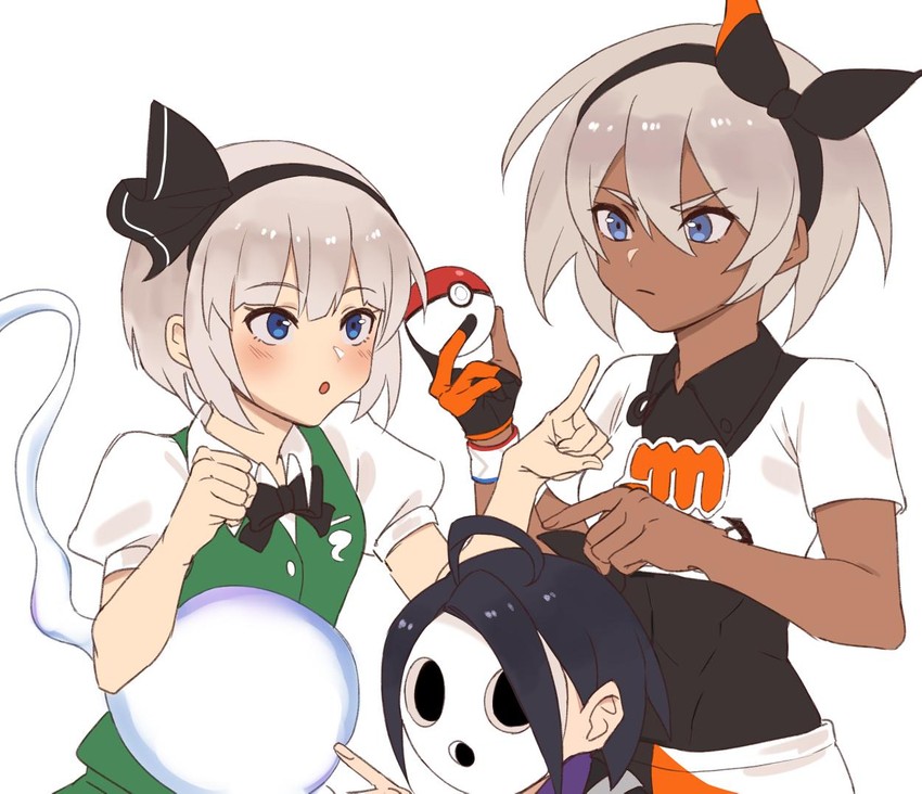konpaku youmu, bea, and allister (touhou and 2 more) drawn by kamu_(kamuuei)