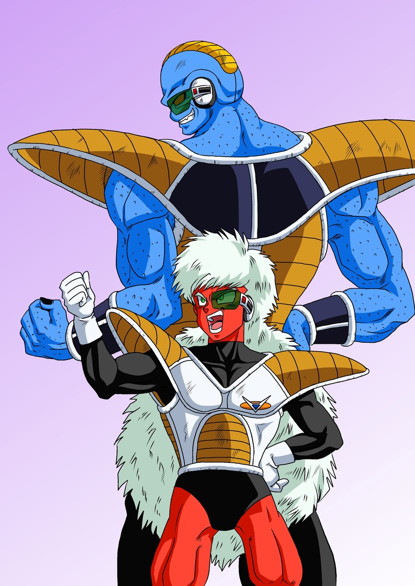 jeice, burter, and ginyu force (dragon ball and 1 more) drawn by shinomiya_akino