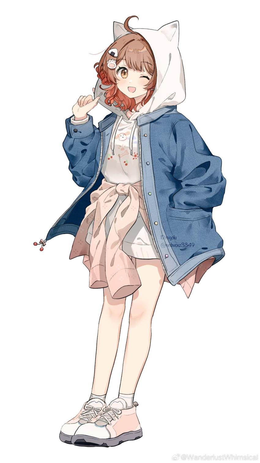 hanami ume (idolmaster and 1 more) drawn by migolu