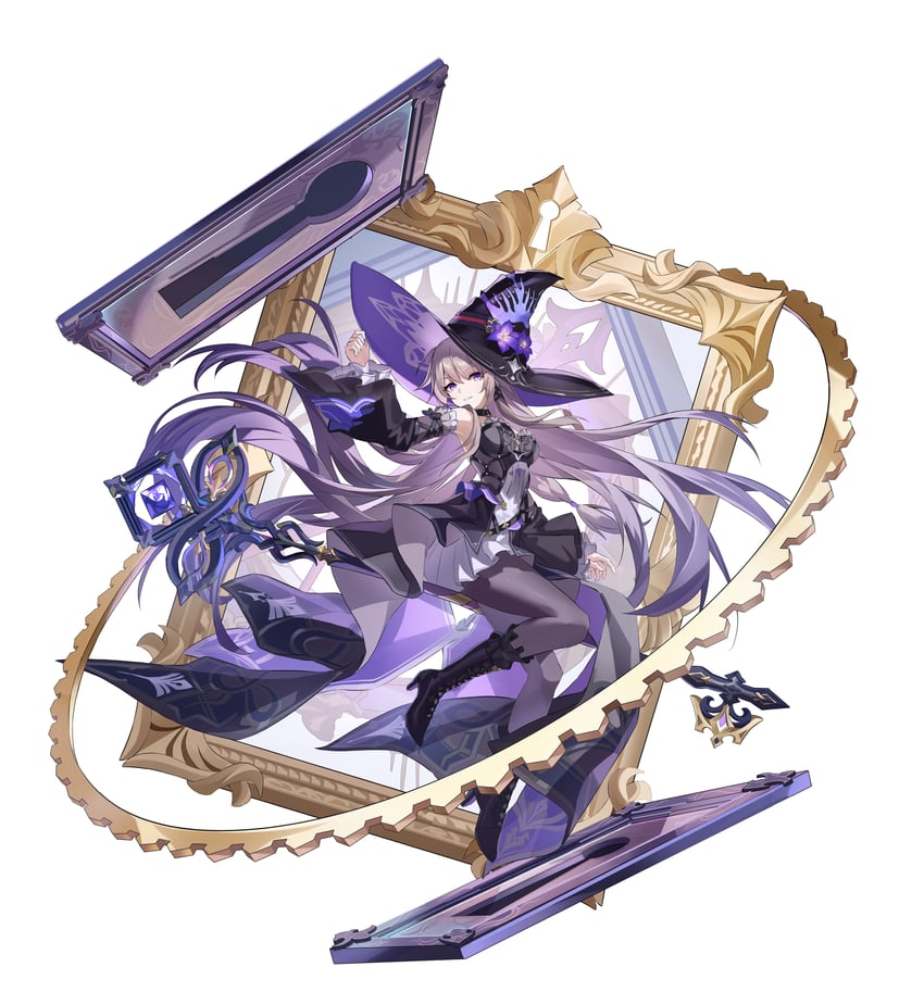 herta and the herta (honkai and 1 more) drawn by sirina