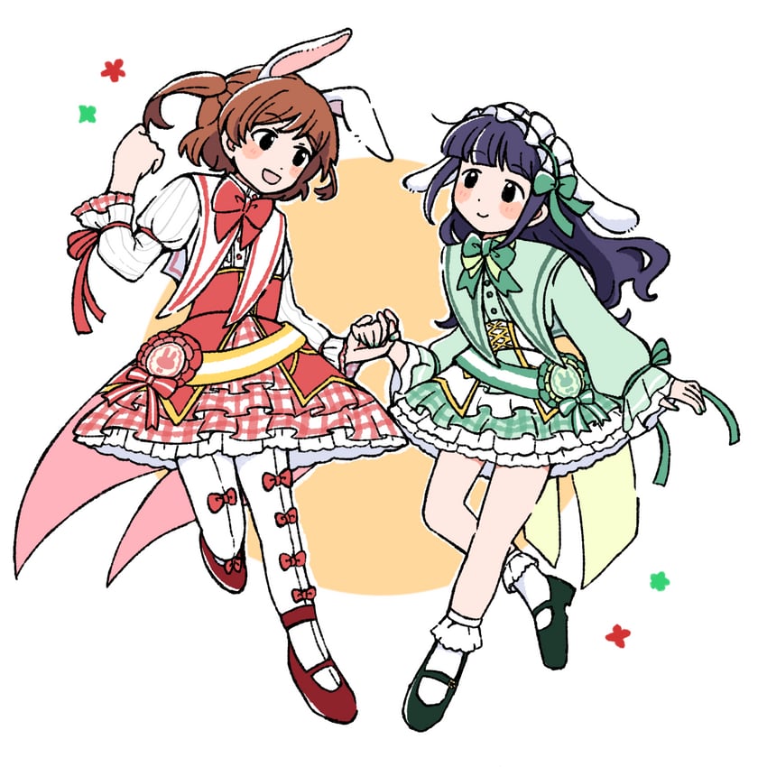aijou karen and tsuyuzaki mahiru (shoujo kageki revue starlight) drawn by kurage01ria