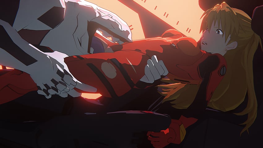 souryuu asuka langley and mass production eva (neon genesis evangelion and 1 more) drawn by nagoonimation