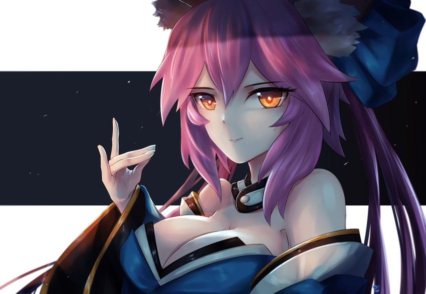 tamamo and tamamo no mae (fate and 4 more) drawn by jrpulse