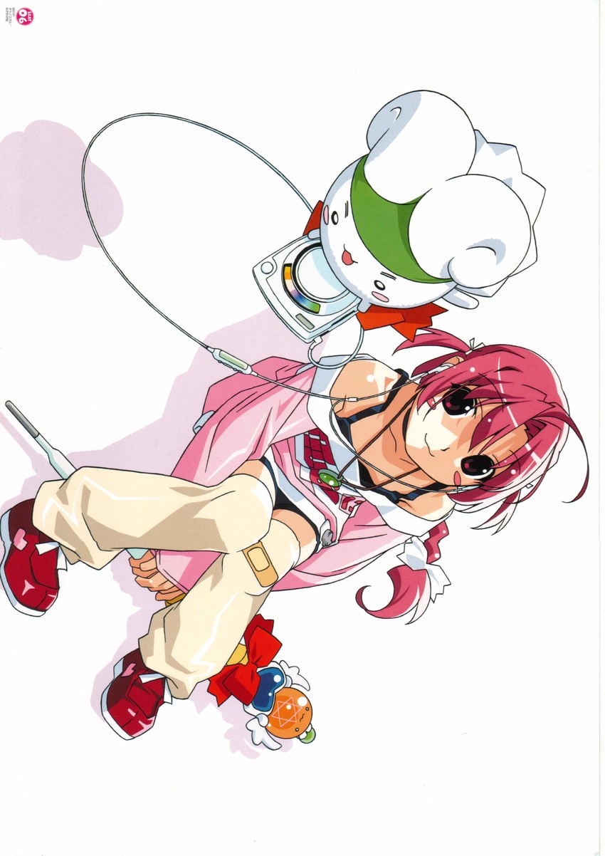 nakahara komugi and mugimaru (nurse witch komugi-chan) drawn by watanabe_akio