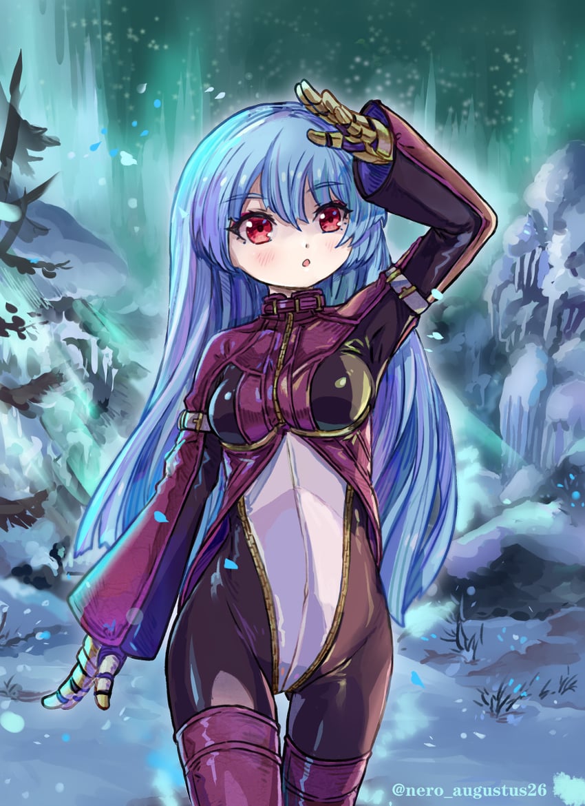 kula diamond (the king of fighters and 1 more) drawn by nero_augustus