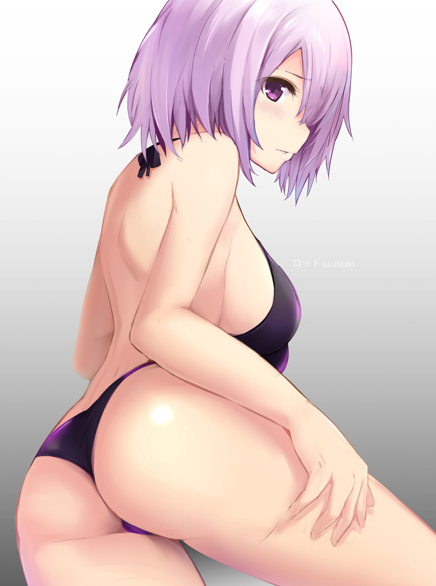 mash kyrielight (fate and 1 more) drawn by rods