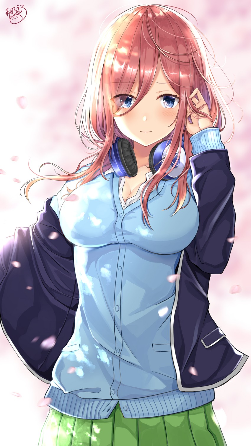 nakano miku (go-toubun no hanayome) drawn by akino_ell