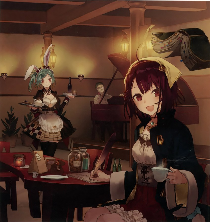 sophie neuenmuller, plachta, tess heitzmann, and horst basler (atelier and 1 more) drawn by noco_(adamas)
