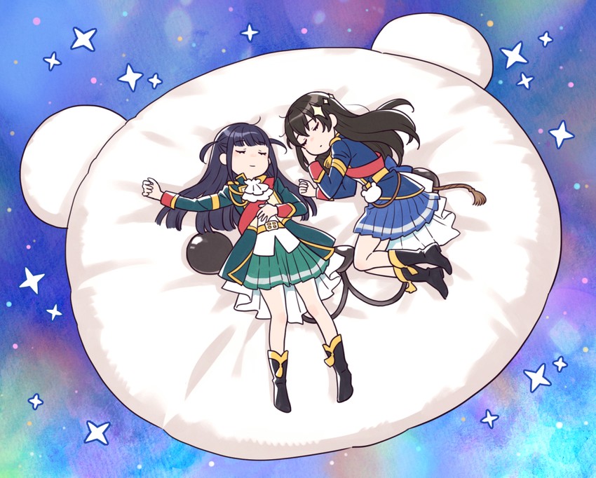 tsuyuzaki mahiru and kagura hikari (shoujo kageki revue starlight) drawn by ito_fumi