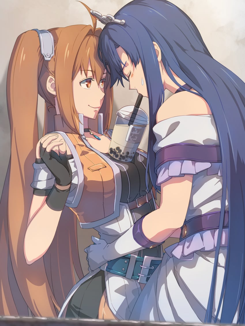 estelle bright and joshua bright (eiyuu densetsu and 1 more) drawn by chiharu_(9654784)
