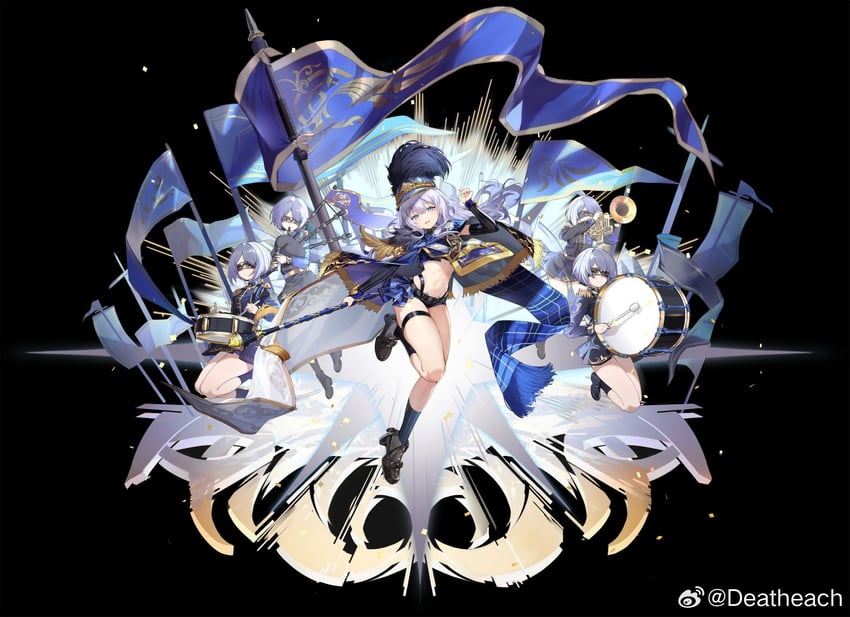 undine, scherzando, tranquilo, maestoso, and dolce (girls' frontline and 1 more) drawn by deatheach