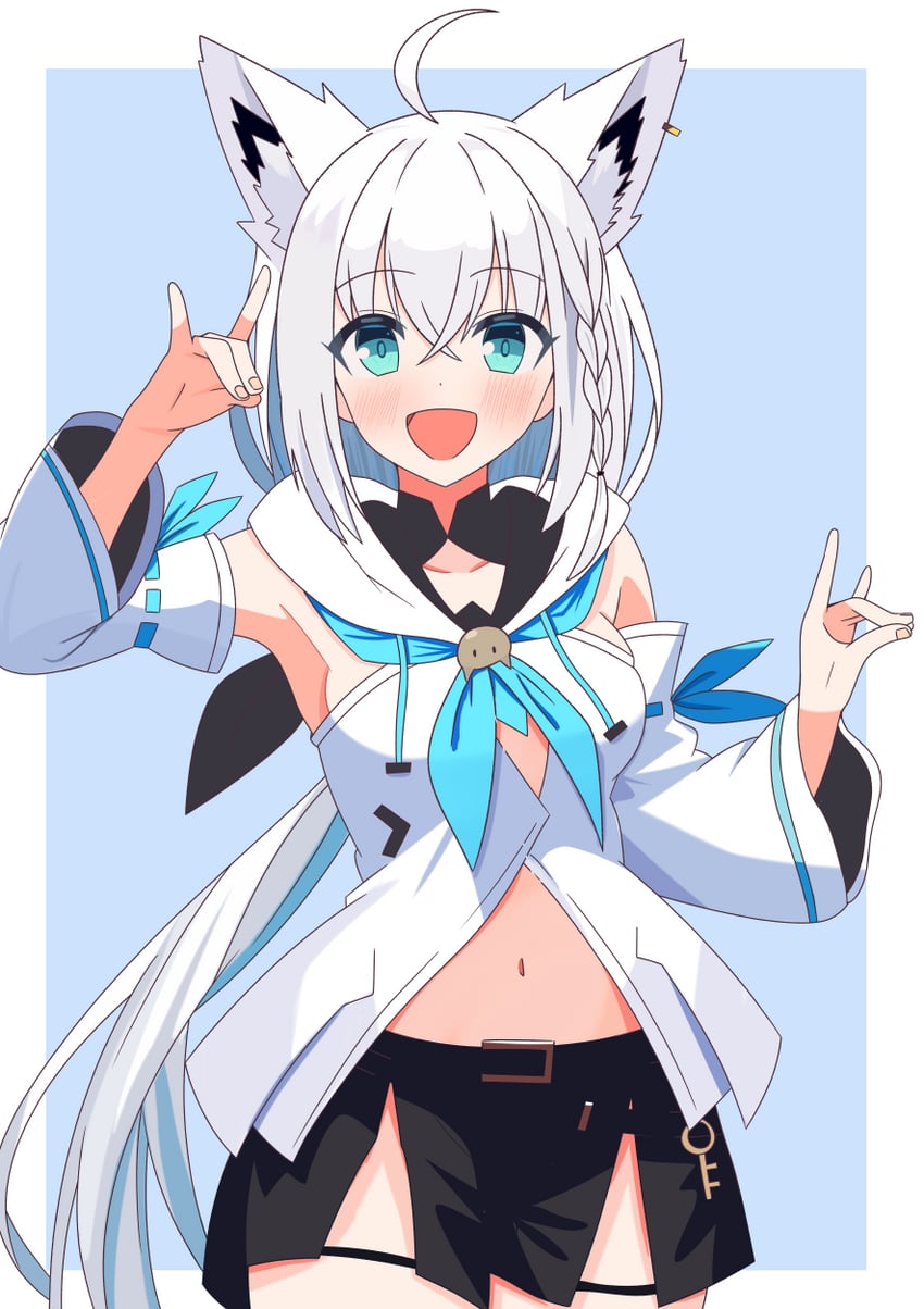 shirakami fubuki (hololive) drawn by hiiragisensei