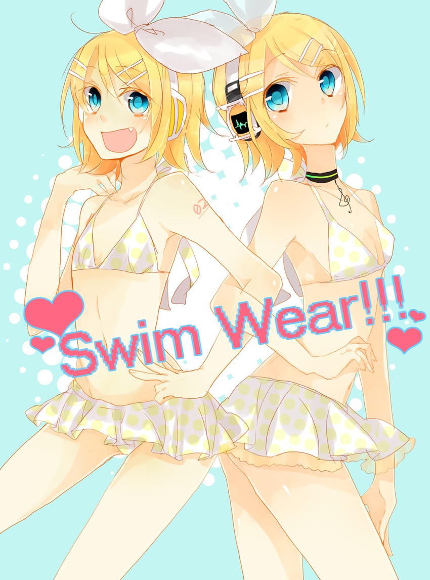 kagamine rin (vocaloid and 1 more) drawn by kawahara_chisato