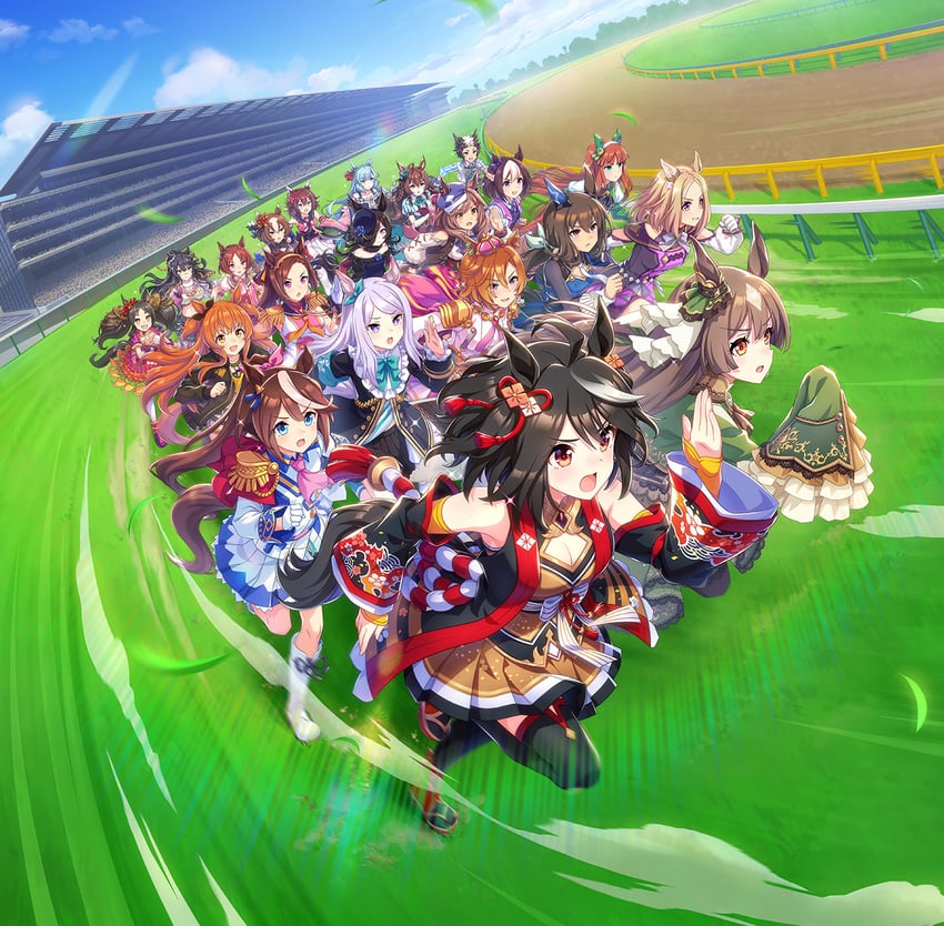 rice shower, mejiro mcqueen, tokai teio, silence suzuka, satono diamond, and 16 more (umamusume)