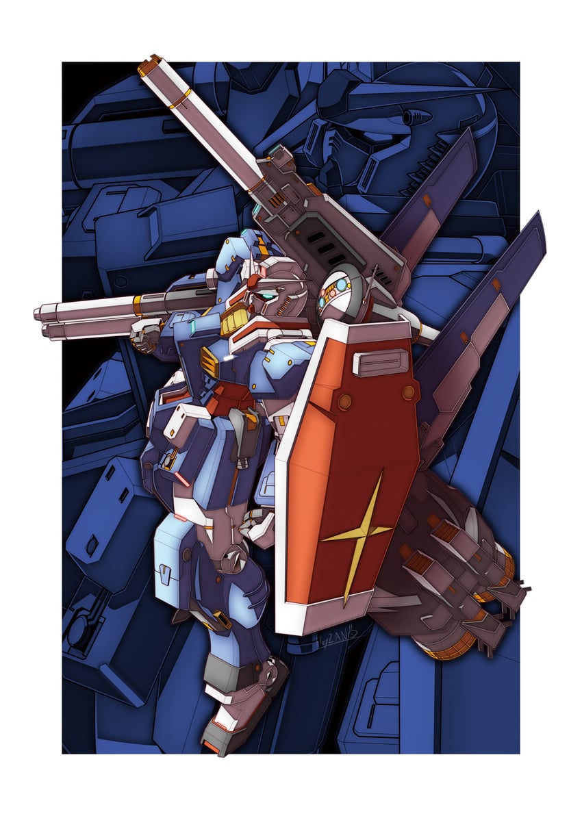 heavy full armor gundam (gundam and 1 more) drawn by heyzan