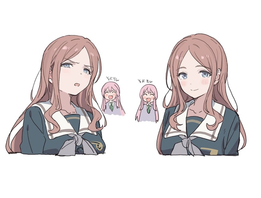 chihaya anon and nagasaki soyo (bang dream! and 1 more) drawn by teshima_nari