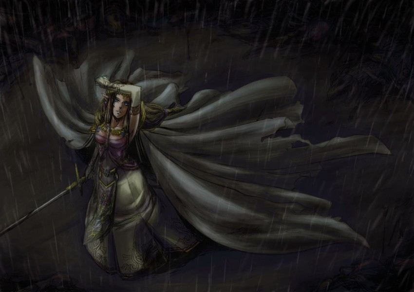 princess zelda (the legend of zelda and 1 more) drawn by kandori_makoto