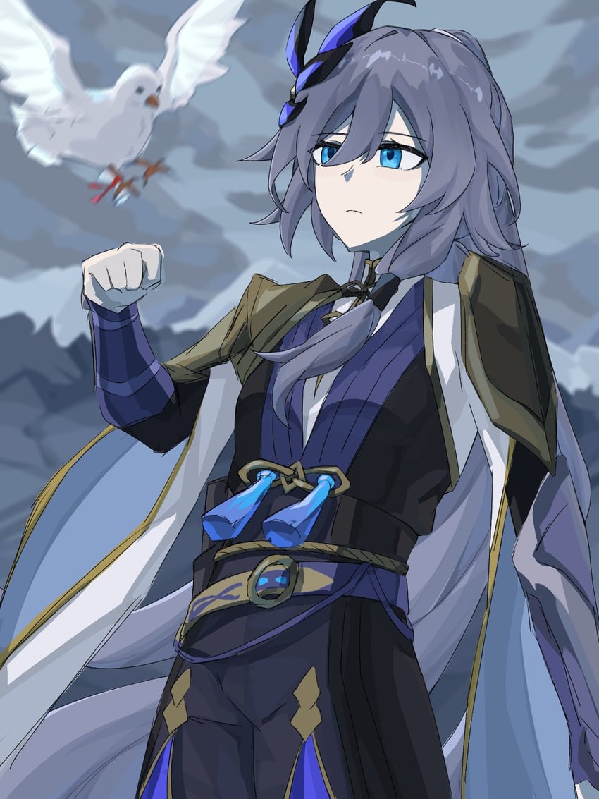 fu hua (honkai and 1 more) drawn by lienai9