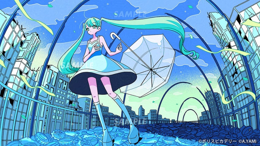 hatsune miku (vocaloid) drawn by nakazawa_ayami