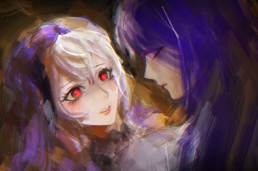 acheron and black swan (honkai and 1 more) drawn by 9_(hcl9fg)