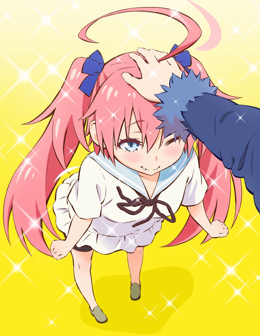 rimuru tempest and milim nava (tensei shitara slime datta ken) drawn by oosumihiro