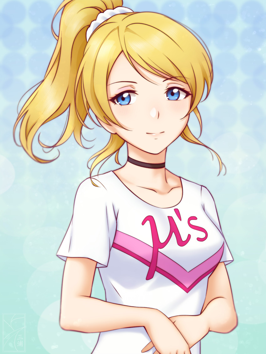ayase eli (love live! and 1 more) drawn by miura-n315