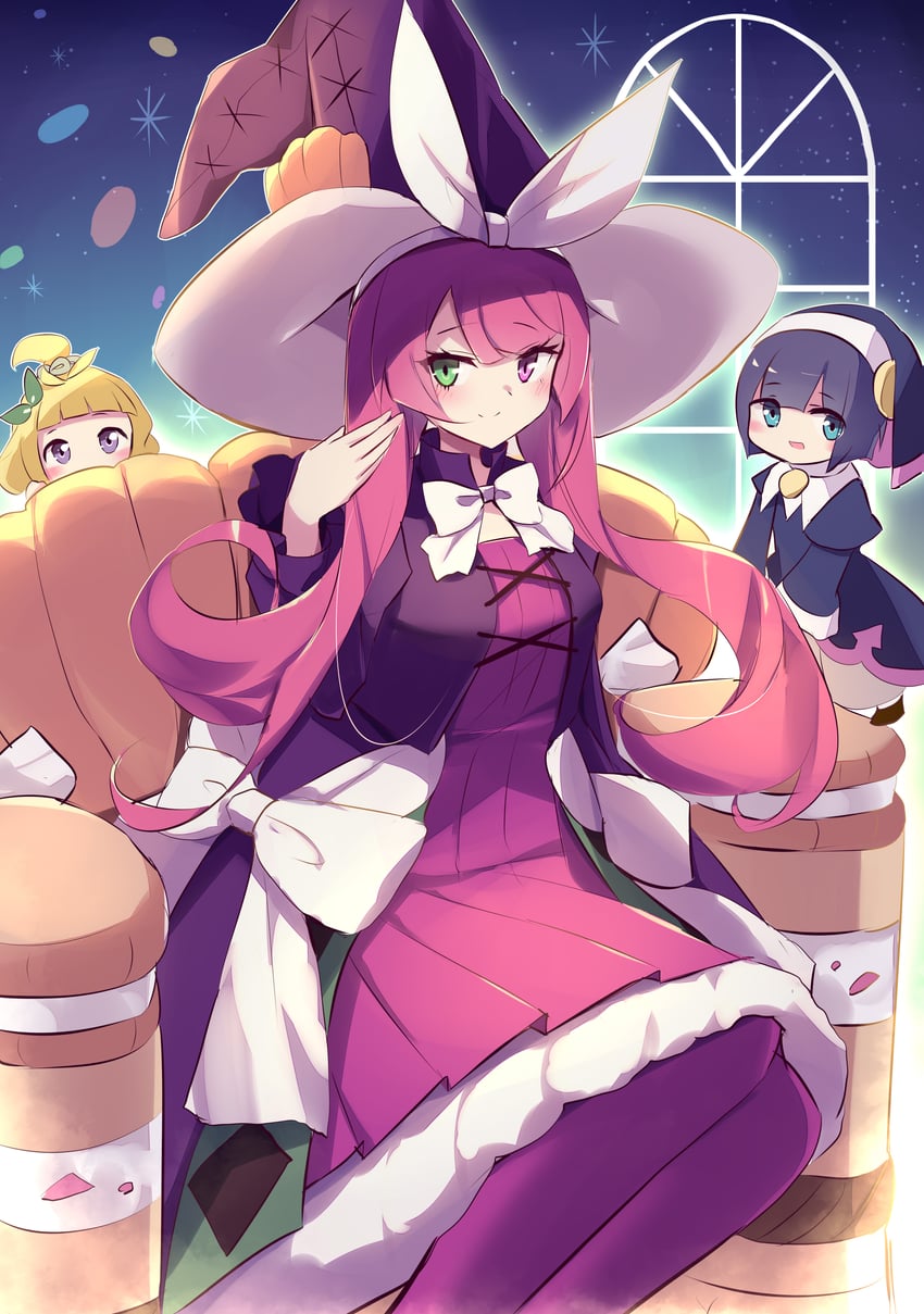 madolche magileine, madolche fresh sistart, and madolche petingcessoeur (yu-gi-oh!) drawn by kanzakietc