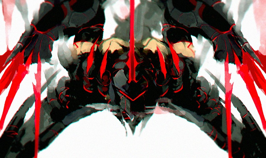 cu chulainn and cu chulainn alter (fate and 1 more) drawn by hakusaihatake