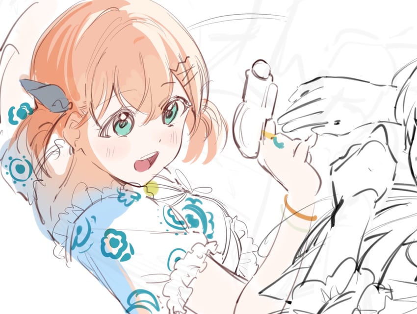 hinoshita kaho and murano sayaka (love live! and 1 more) drawn by dkou