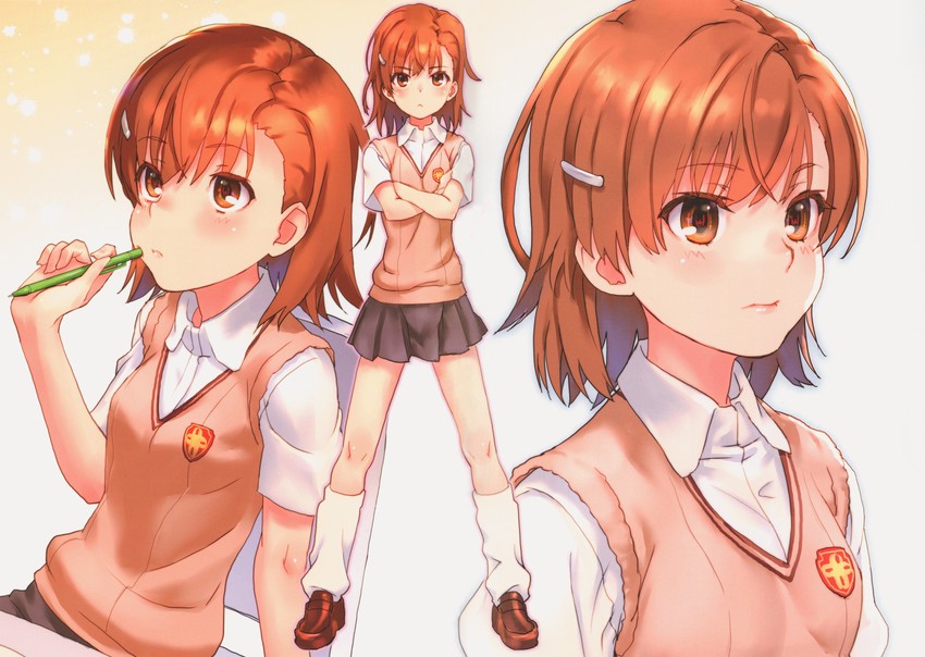 misaka mikoto (toaru majutsu no index and 1 more) drawn by raika9