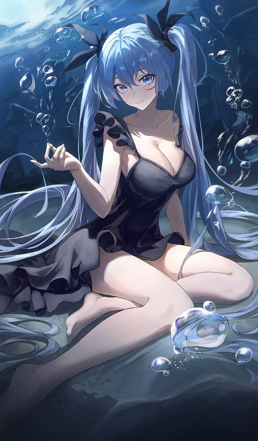hatsune miku (vocaloid and 1 more) drawn by matsogum