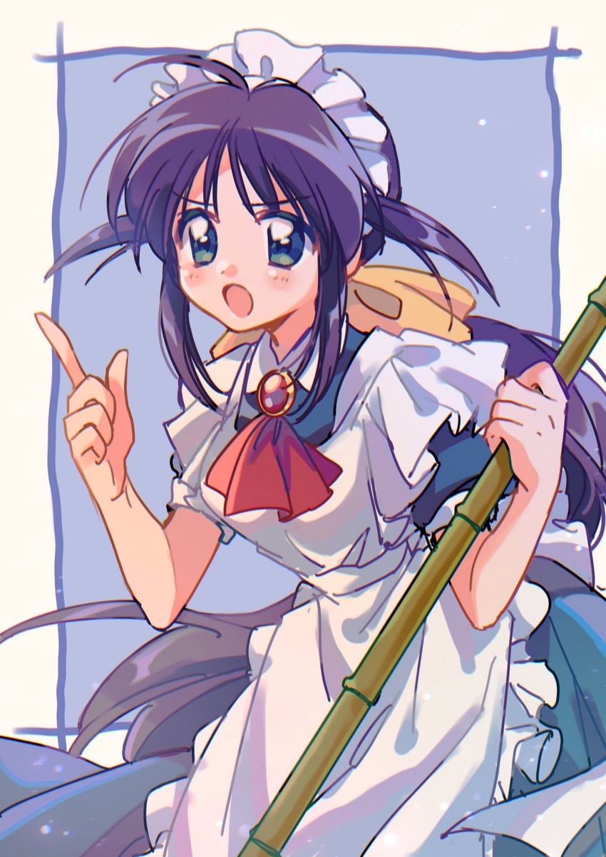 andou mahoro (mahoromatic) drawn by suzuki_(2red_moon3)