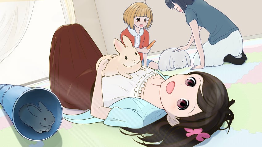 hitori bocchi, kurai kako, and yawara kai (hitoribocchi no marumaru seikatsu) drawn by u_yu_yu_0152