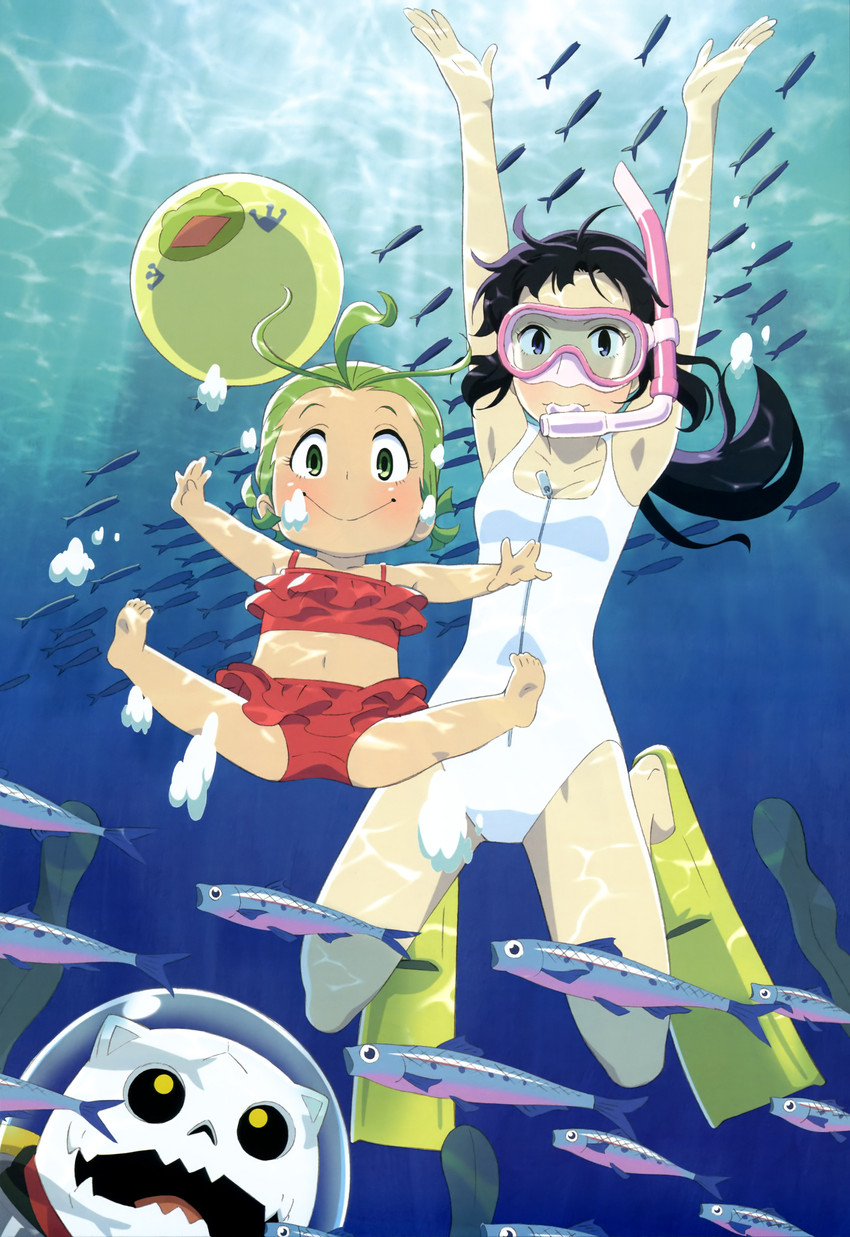 yoyo, nene, and bihaku (nyantype and 1 more) drawn by shibata_yuka