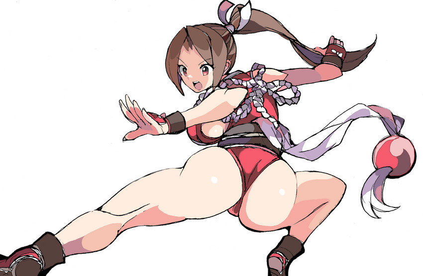 shiranui mai (the king of fighters and 2 more) drawn by enpe