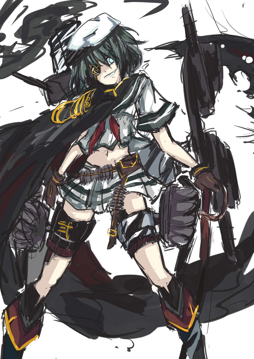 kiso and kiso kai ni (kantai collection) drawn by kagari6496