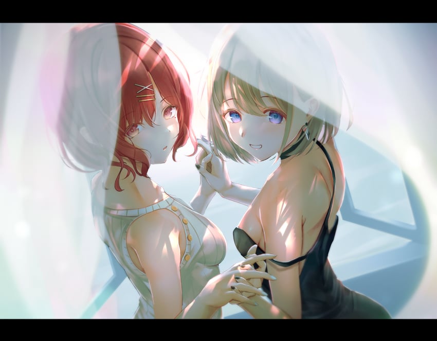 higuchi madoka and serizawa asahi (idolmaster and 1 more) drawn by sunvinegar