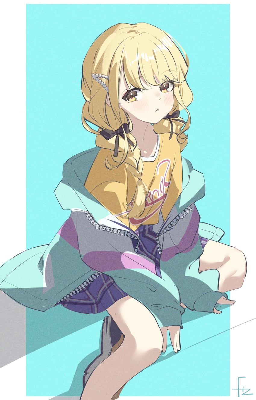 fujita kotone (idolmaster and 1 more) drawn by xinrouyu