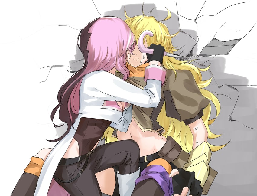yang xiao long and neopolitan (rwby) drawn by tl_(xdd)
