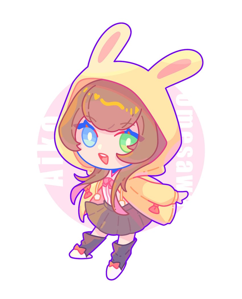 umesawa aiko (danganronpa and 1 more) drawn by shizhong_wu_di_fushang