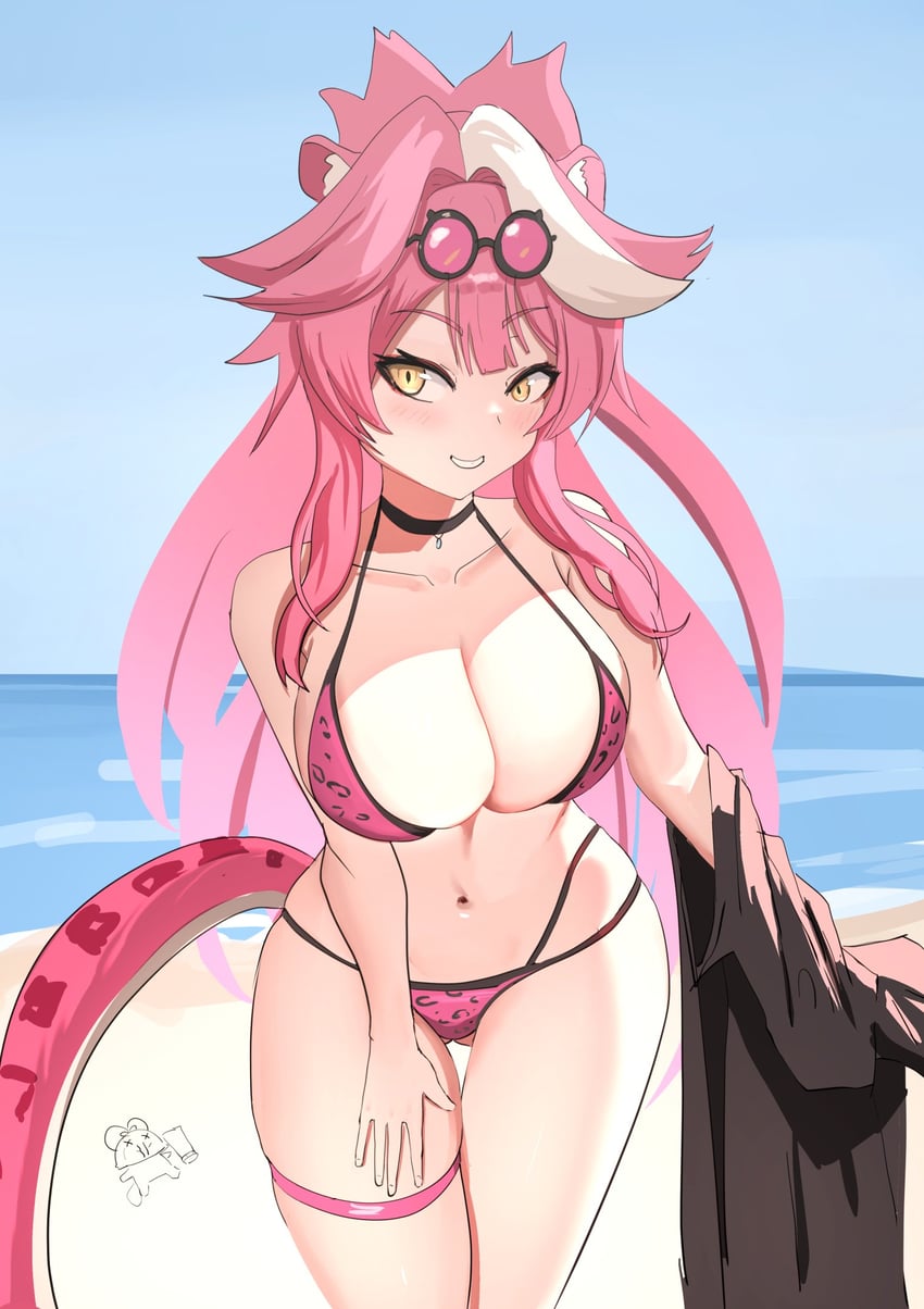 raora panthera (hololive and 1 more) drawn by angelchama