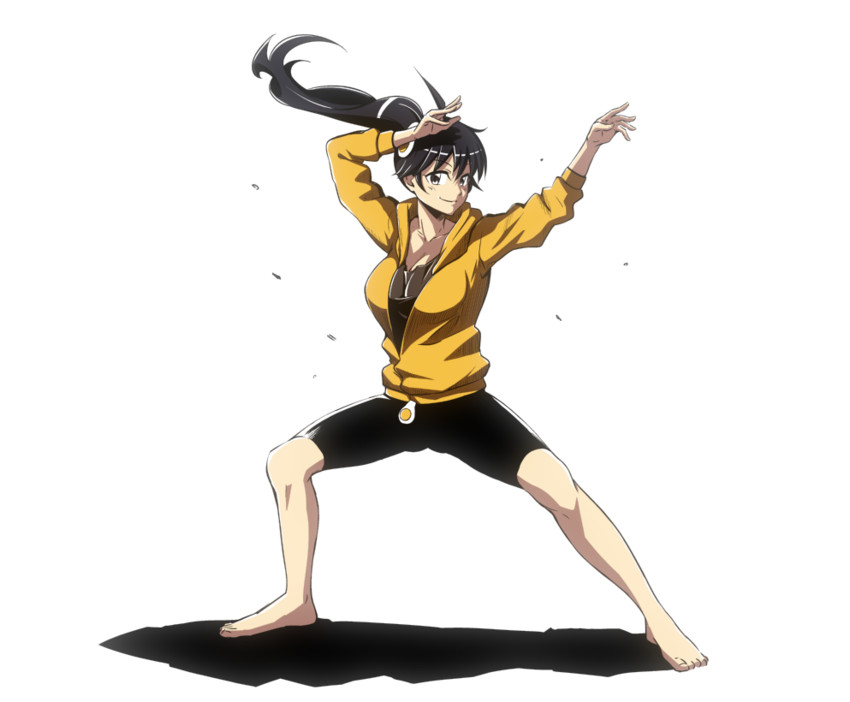 araragi karen (monogatari and 2 more) drawn by kiyosumi_hurricane