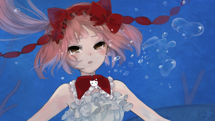 hello kitty and nekomura iroha (vocaloid and 2 more) drawn by pisuke