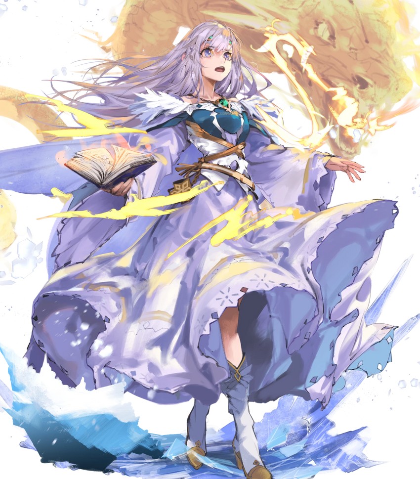 julia and naga (fire emblem and 2 more) drawn by kiriyama