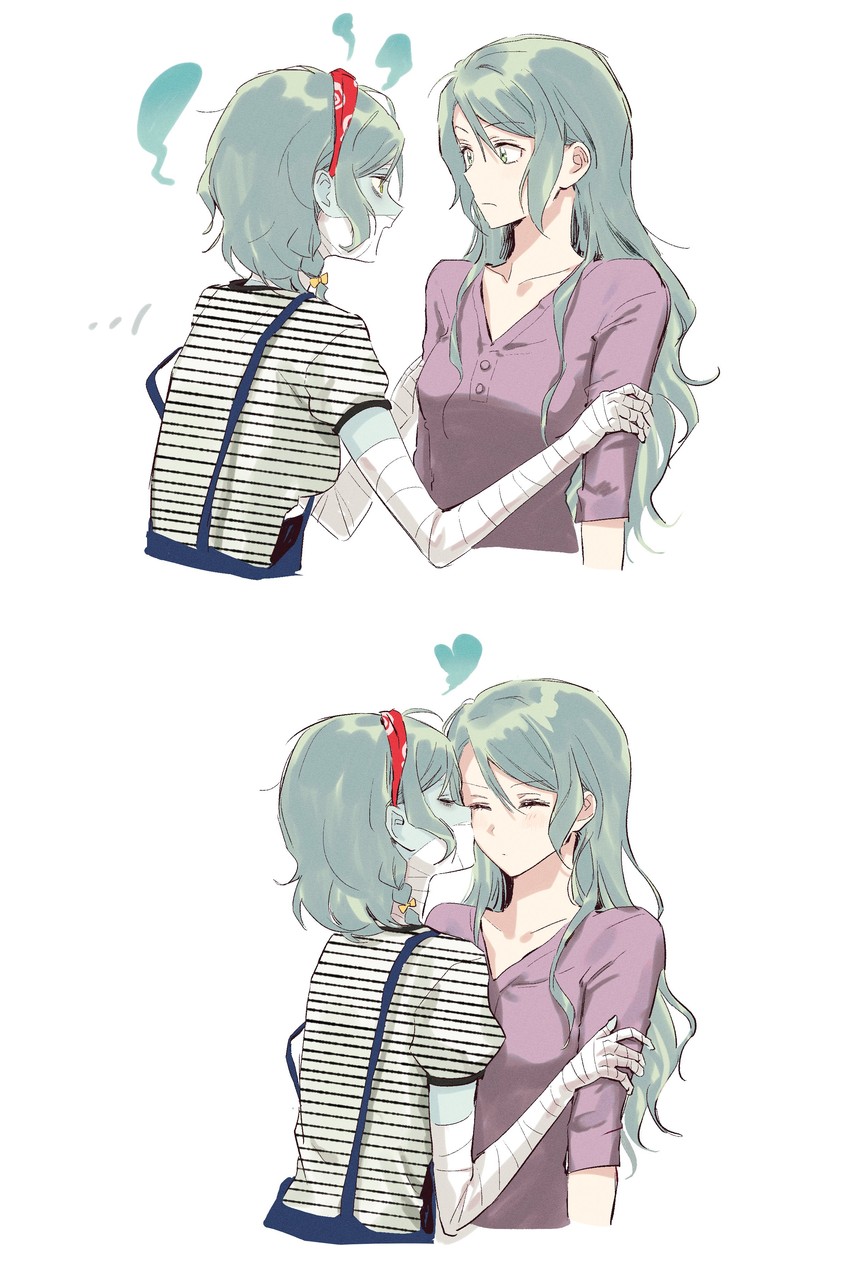 hikawa sayo and hikawa hina (bang dream!) drawn by zihacheol