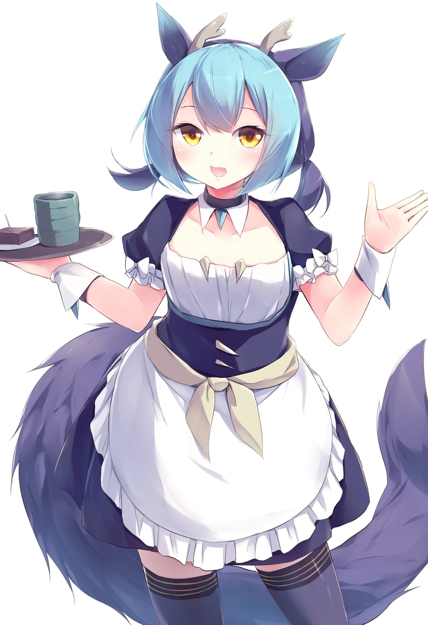 laundry dragonmaid and parlor dragonmaid (yu-gi-oh!) drawn by kanzakietc