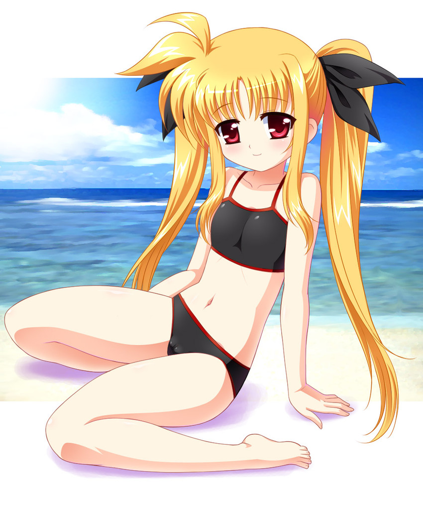 fate testarossa (lyrical nanoha and 3 more) drawn by tanuki_yousuke