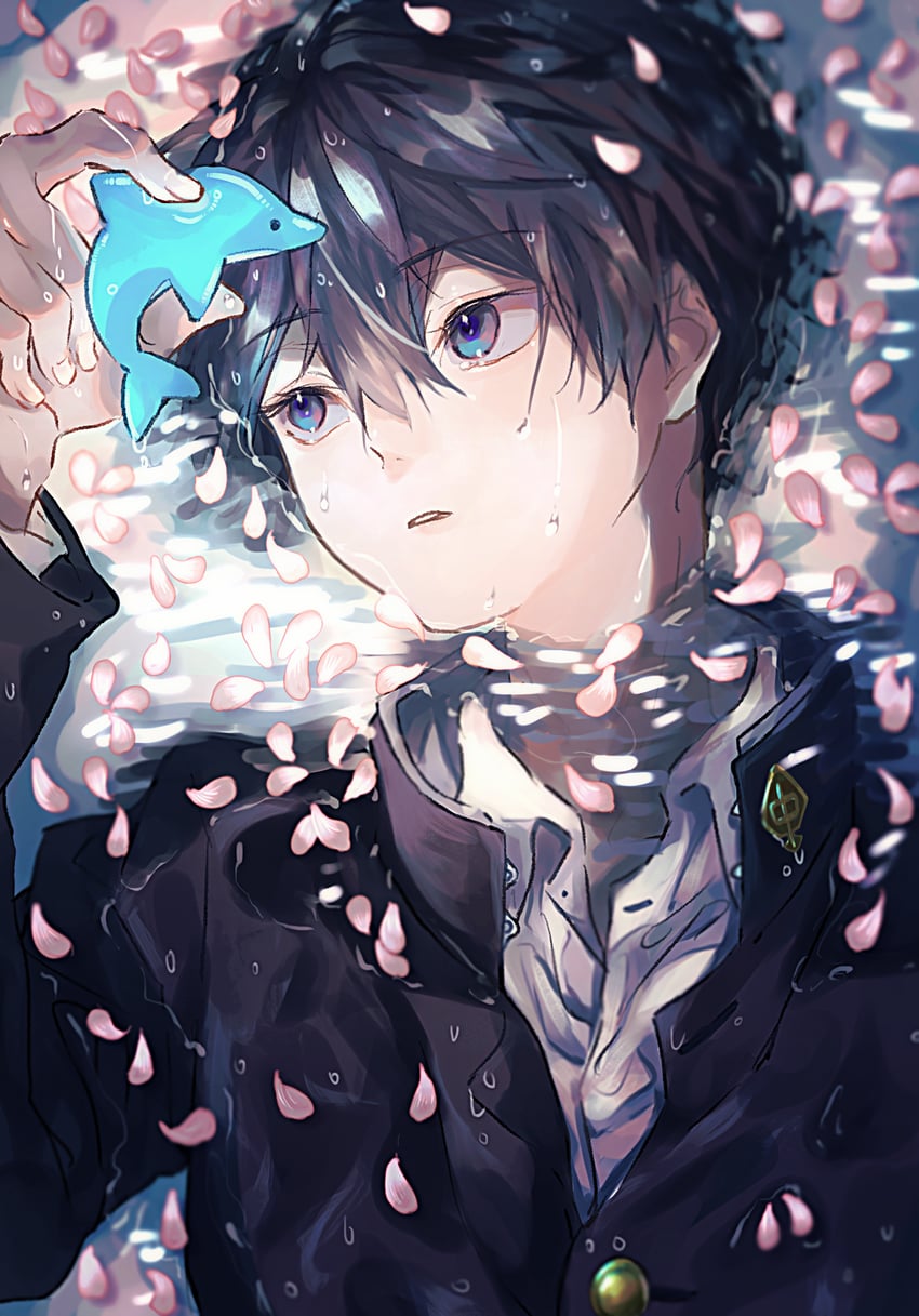 nanase haruka (free! and 1 more) drawn by omutarou