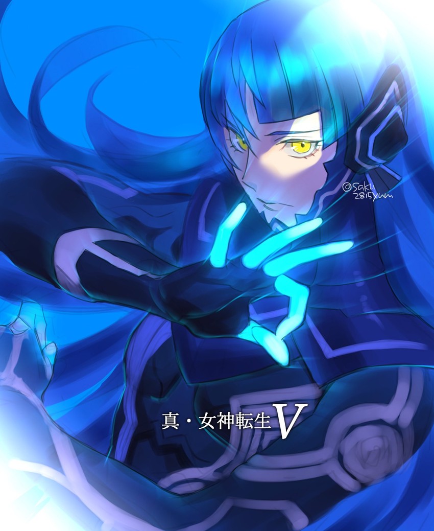 protagonist (shin megami tensei and 1 more) drawn by tombsakura