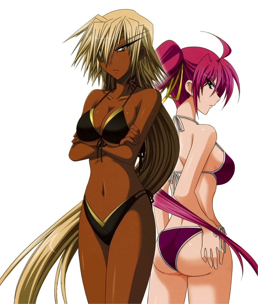 signum and cypha of huckebein (lyrical nanoha and 1 more) drawn by higa_yukari